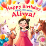 Happy Eighth Birthday, Alivia