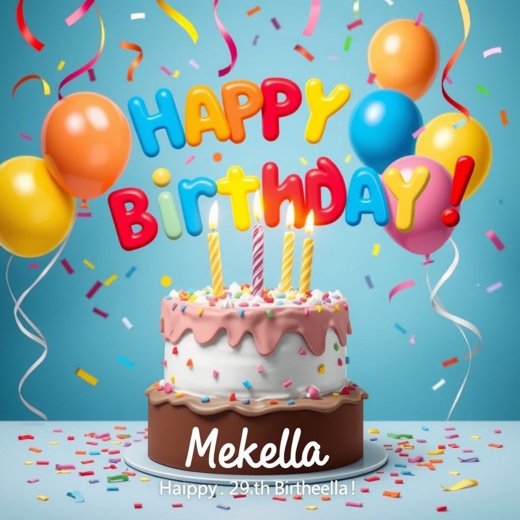 Happy Birthday, Mekella!