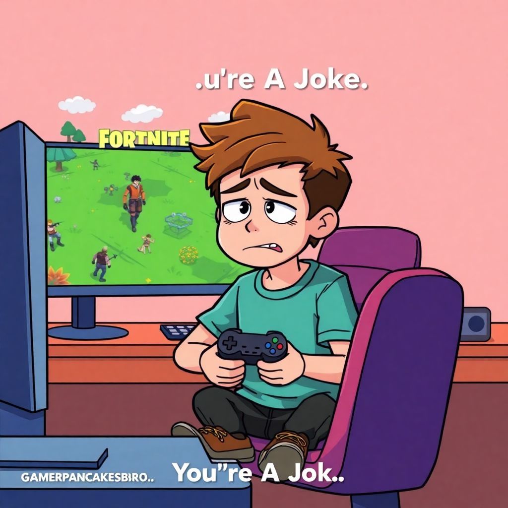 Gamerpancakesbro, You're A Joke