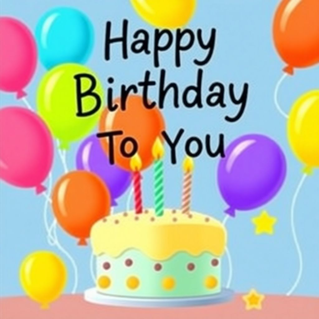 Happy Birthday To You