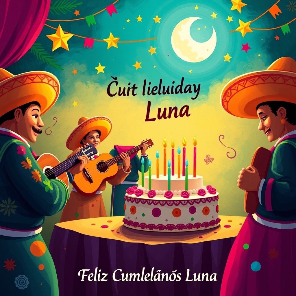 Feliz Cumpleaños Luna