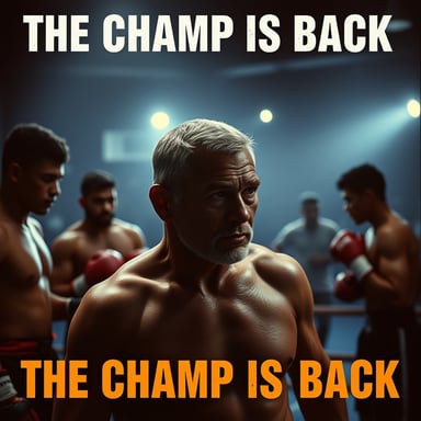 The Champ Is Back Vincent Zip Green
