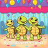 Schildkröten-Party-Tanz