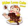 Miles Loves Cake and Fries