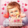 Happy 5th Birthday, My Little Thief of Hearts