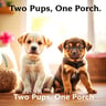 Two Pups, One Porch