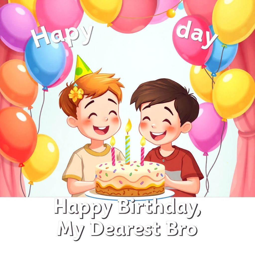 Happy Birthday, My Dearest Bro