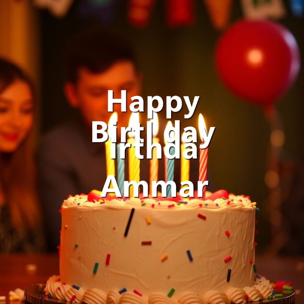 Happy Birthday, Ammar