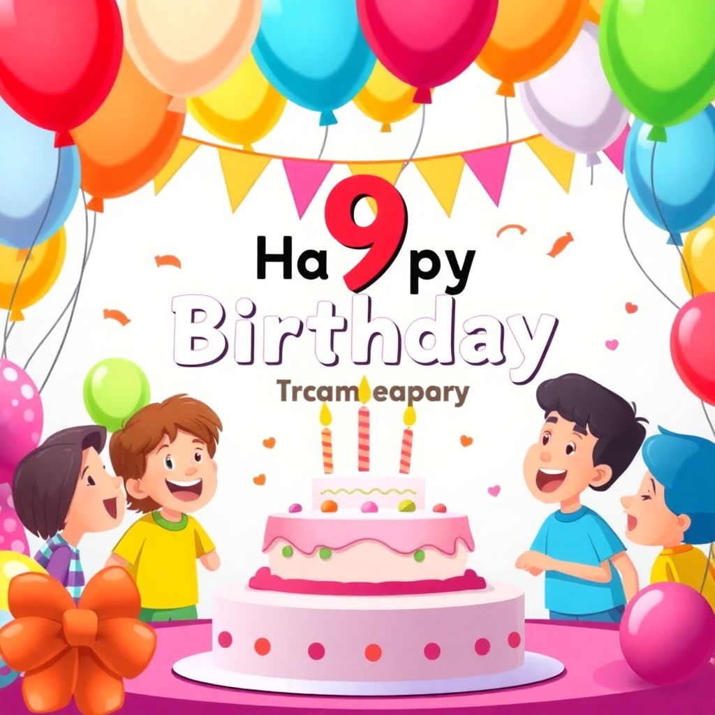 Happy 9th Birthday Ibrahim