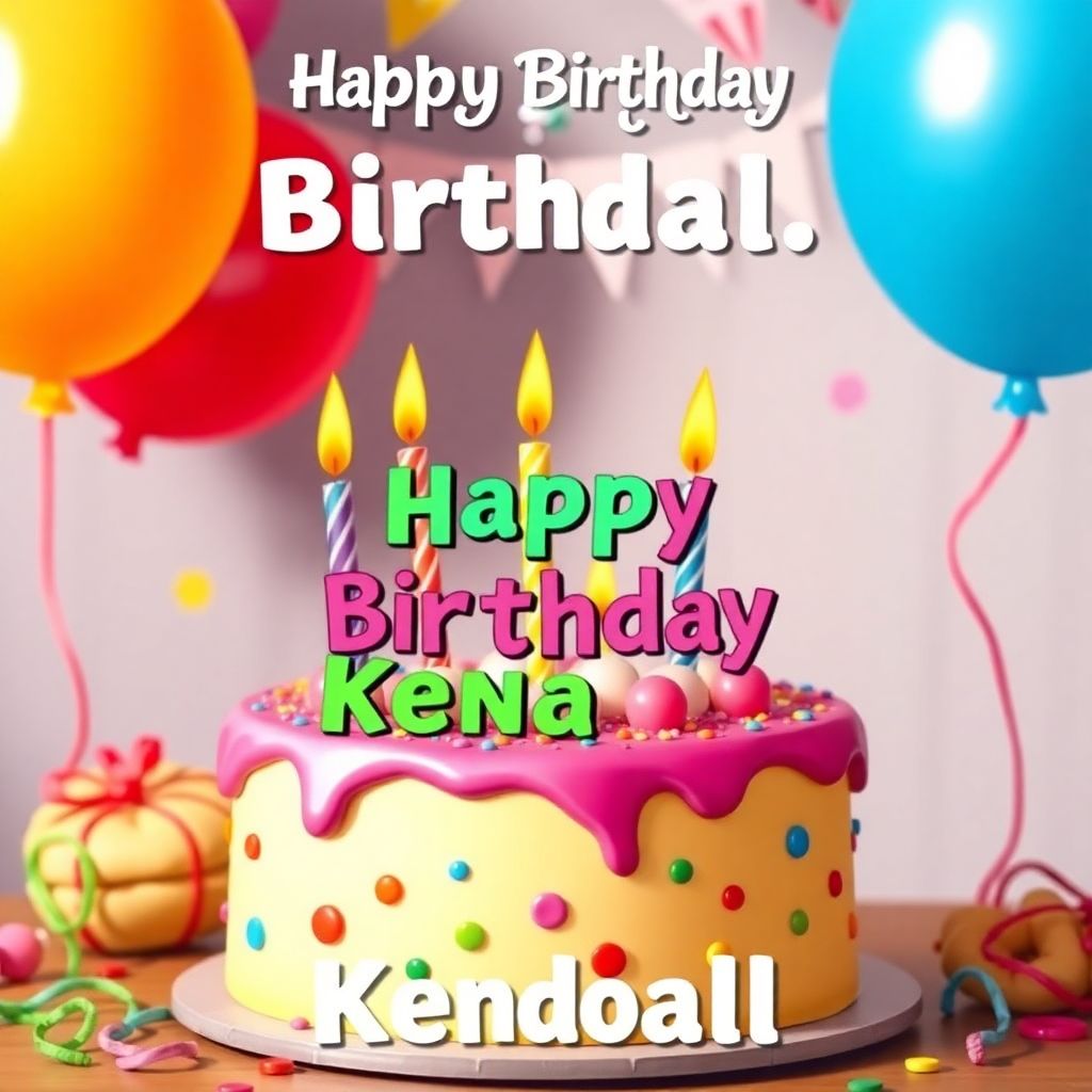 Happy Birthday, Kendall