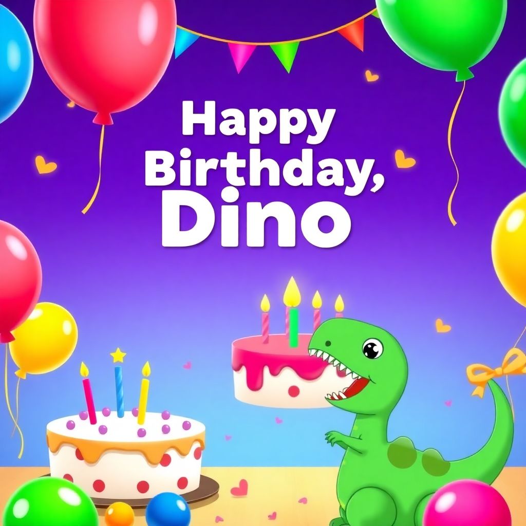 Happy Birthday, Dino