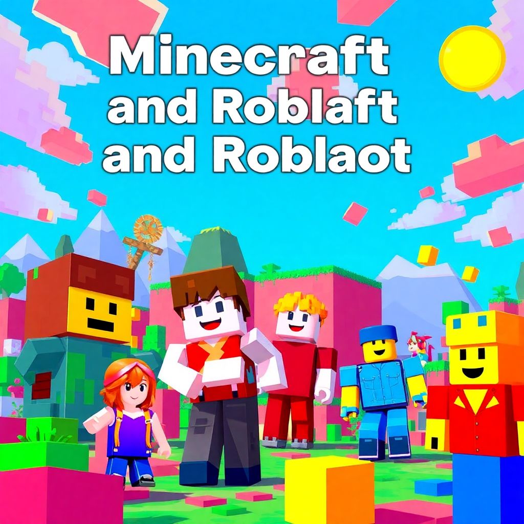 Minecraft and Roblox