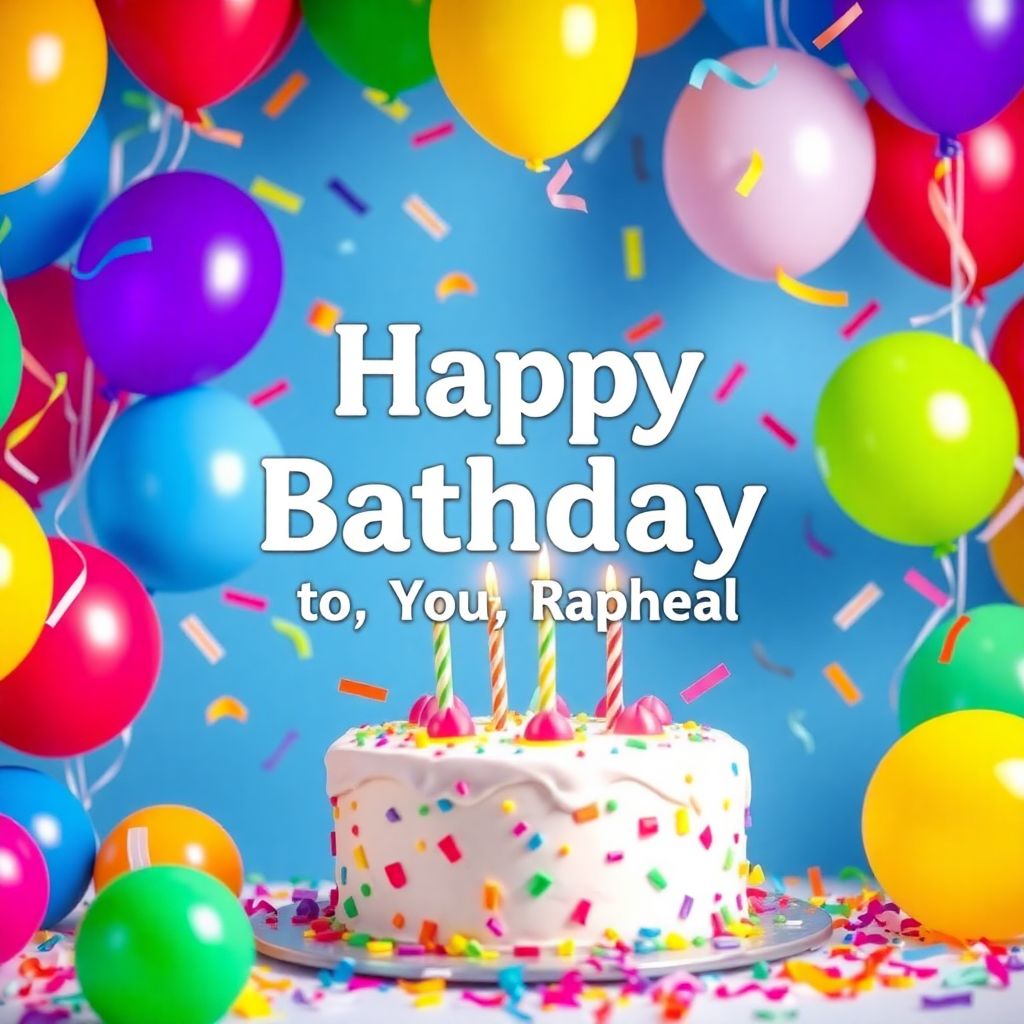 Happy Bathday to You, Rapheal