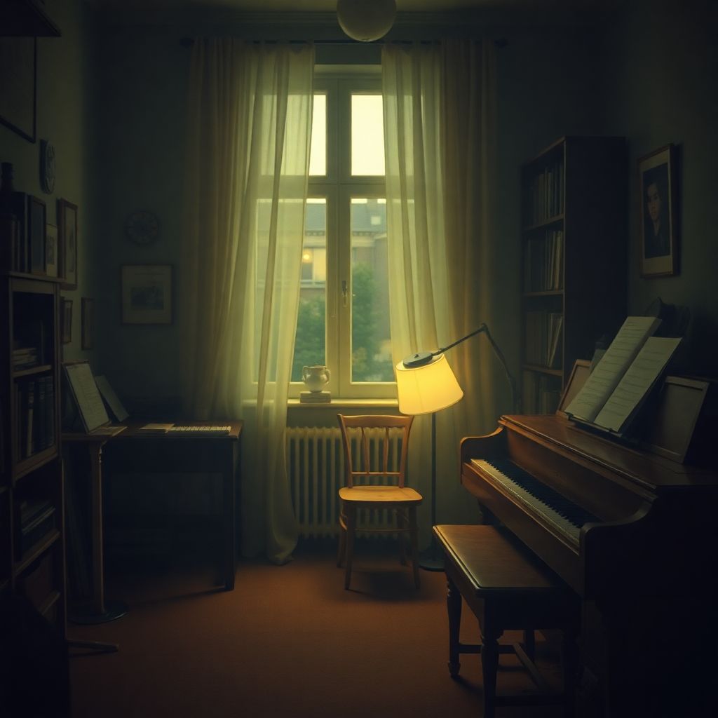 Lamplight on My Page