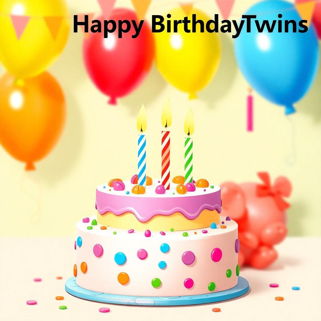 Happy Birthday Twins