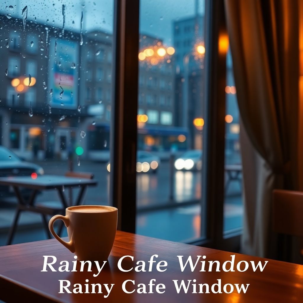 Rainy Café Window