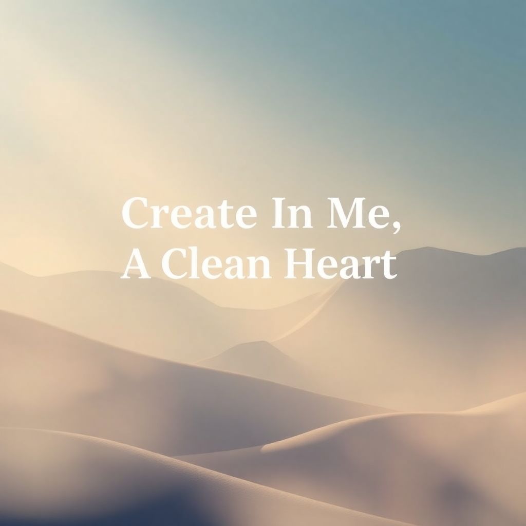Create In Me A Clean Heart