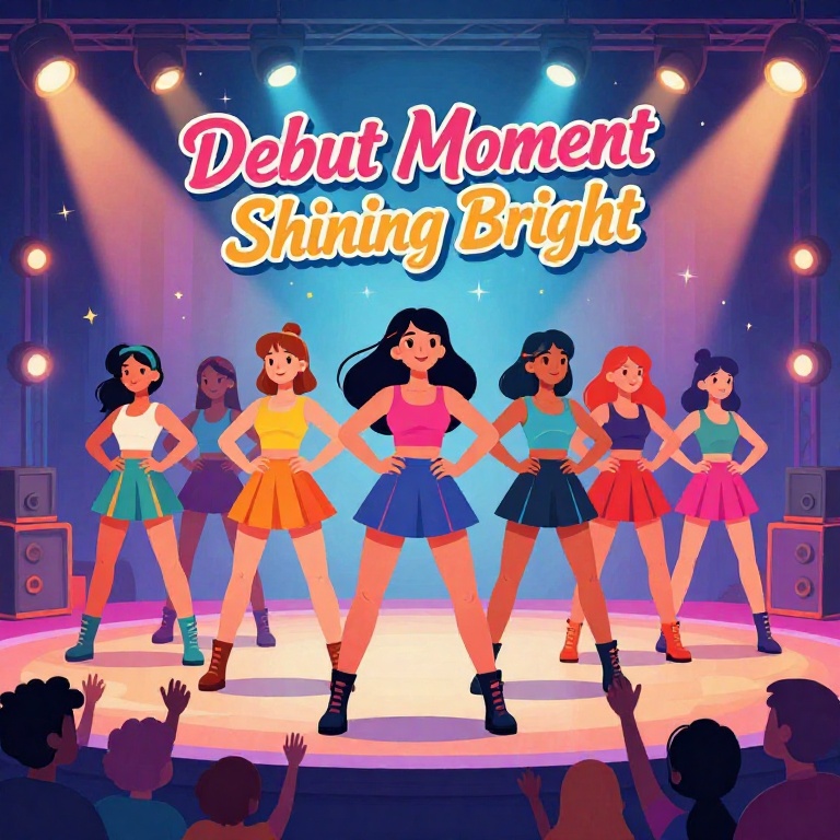 Debut Moment Shining Bright