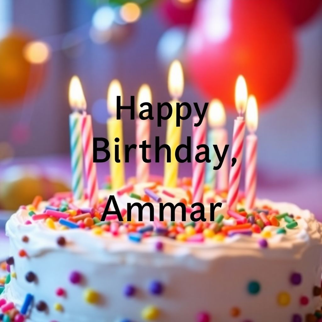 Happy Birthday, Ammar
