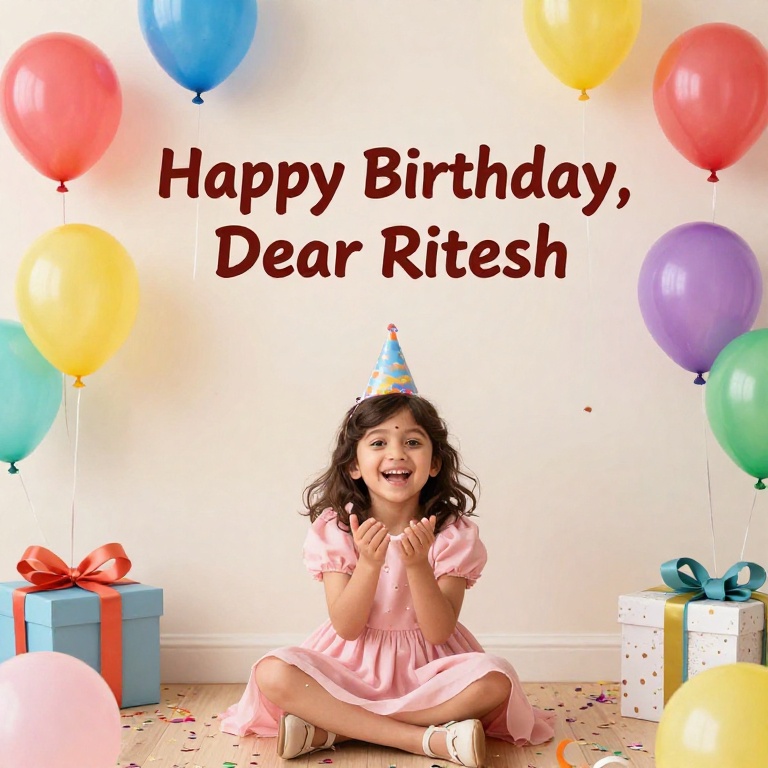Happy Birthday, Dear Ritesh