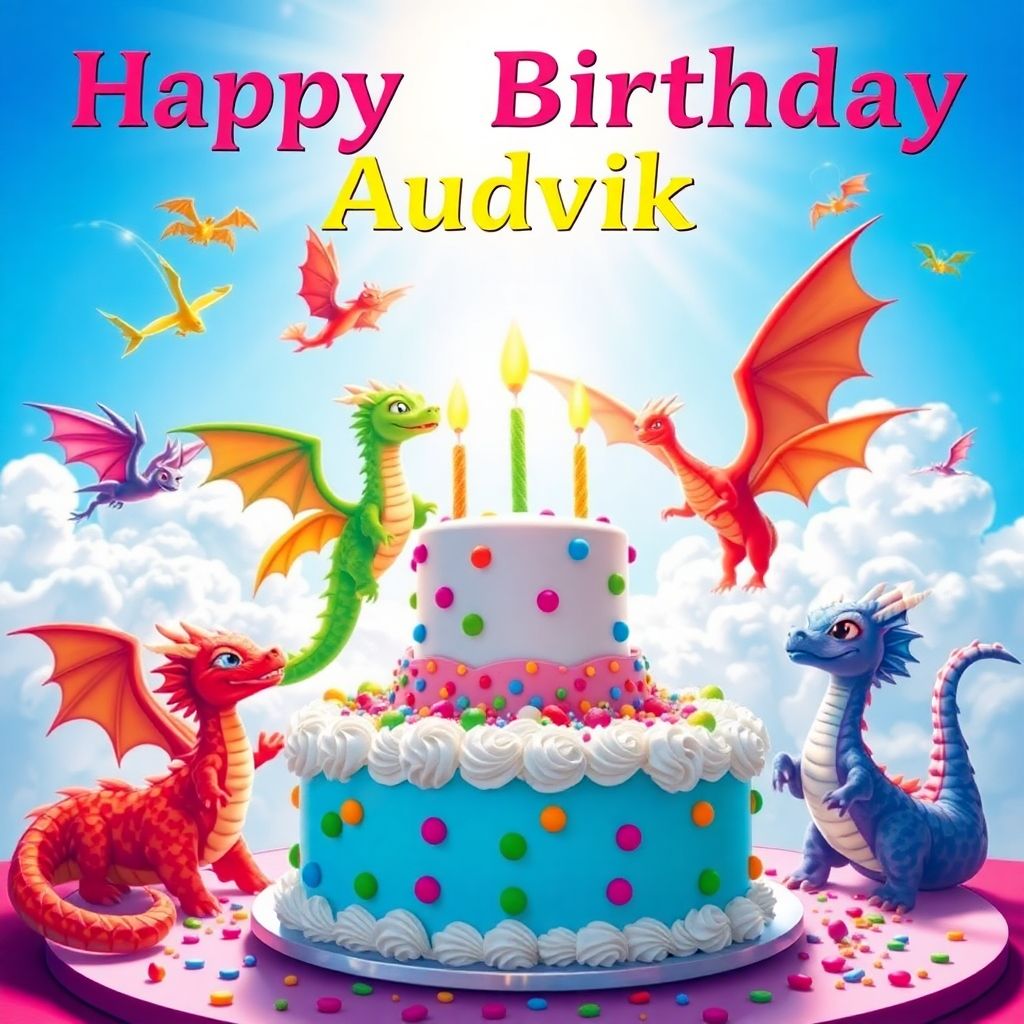 Happy Birthday, Audvik