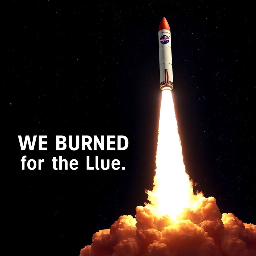 We Burned for the Blue