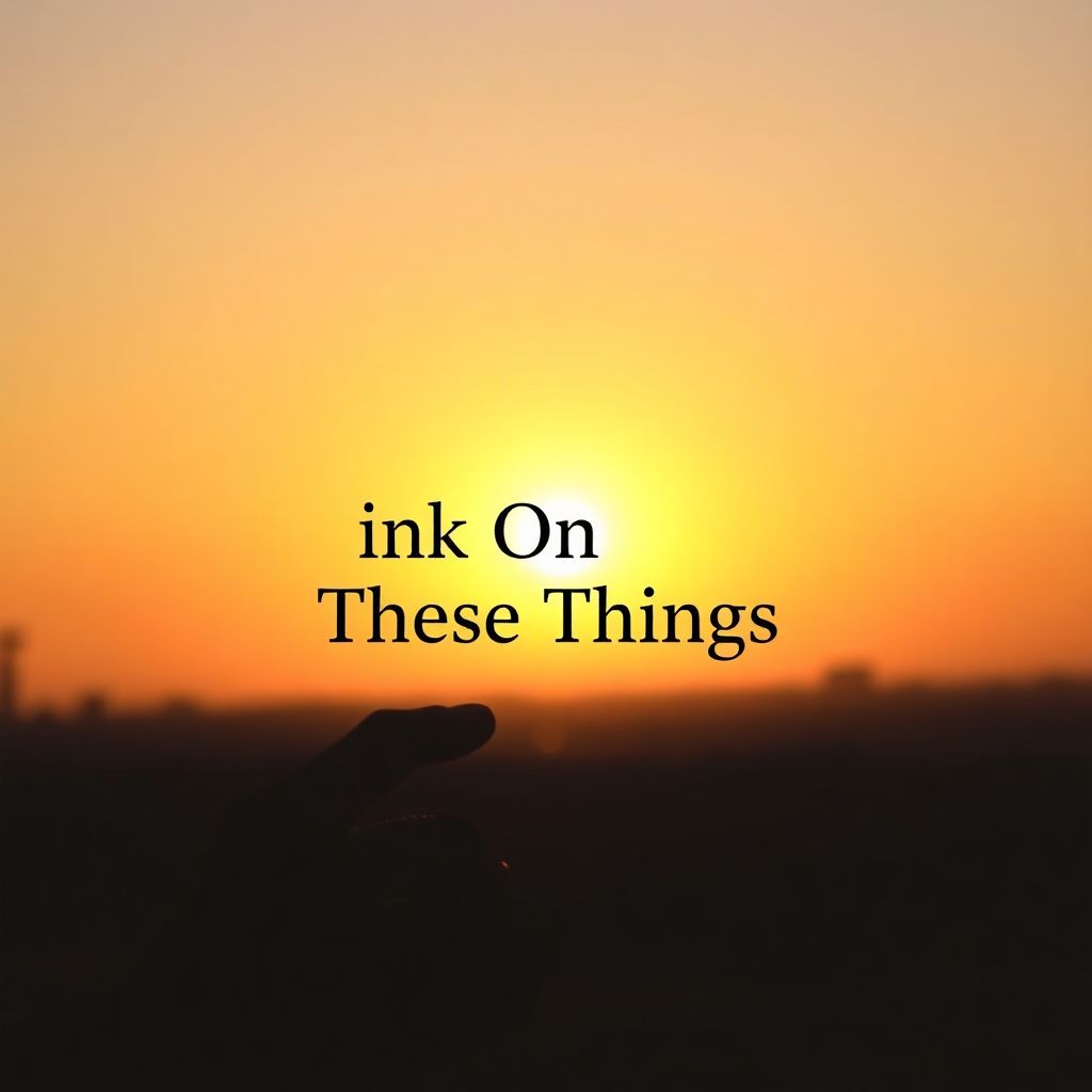 Think On These Things