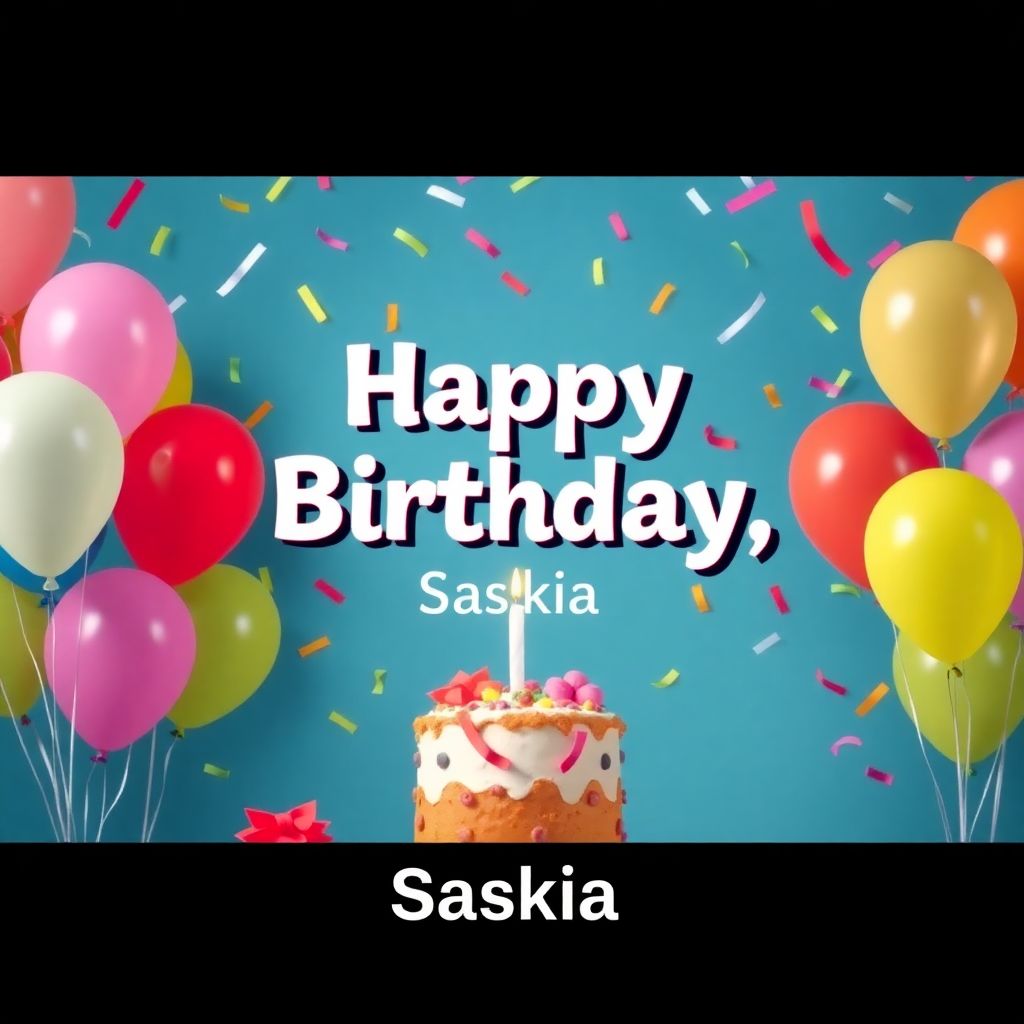 Happy Birthday, Saskia