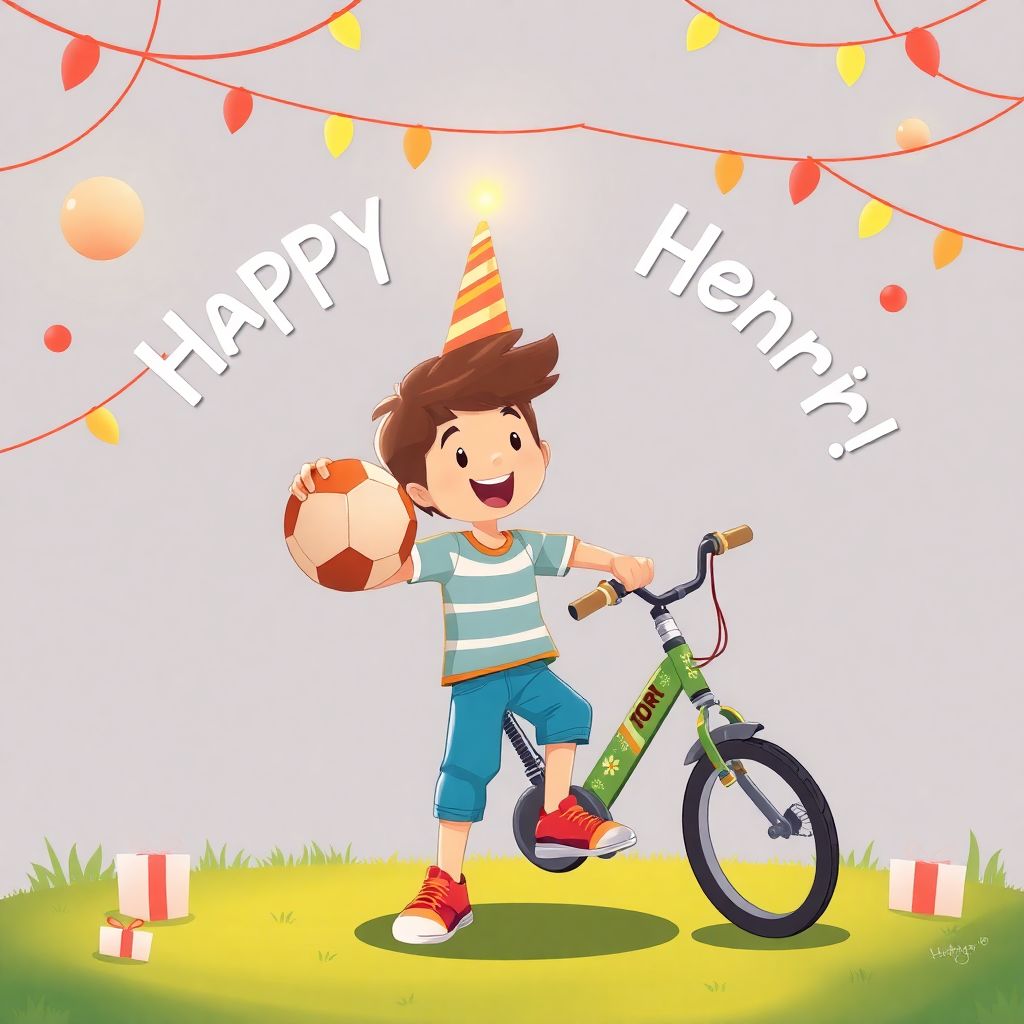 Happy Birthday Henri