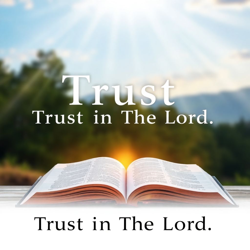 Trust In The Lord