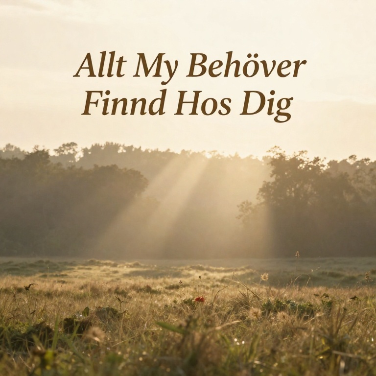 Allt Jag Behöver Finns Hos Dig