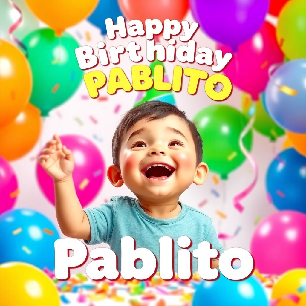 Happy Birthday Pablito