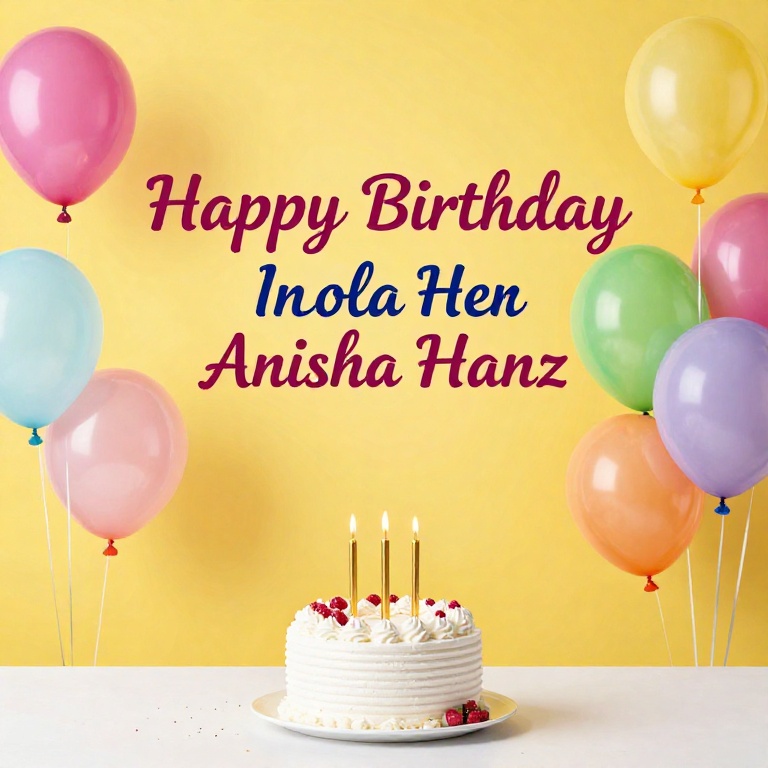 Happy Birthday Anisha Hanz