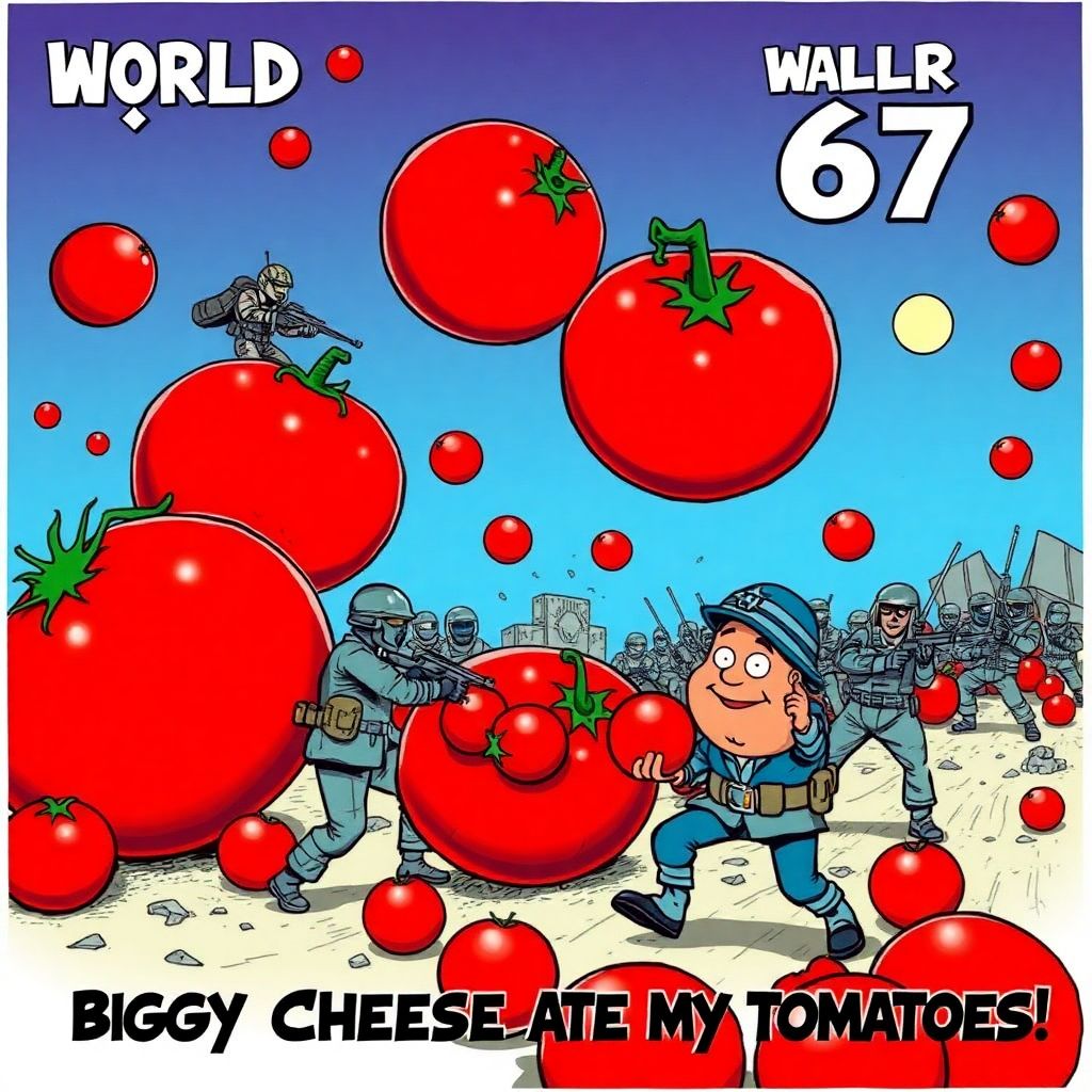 Biggy Cheese Ate My Tomatoes