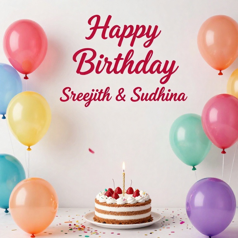 Happy Birthday Sreejith & Sudhina