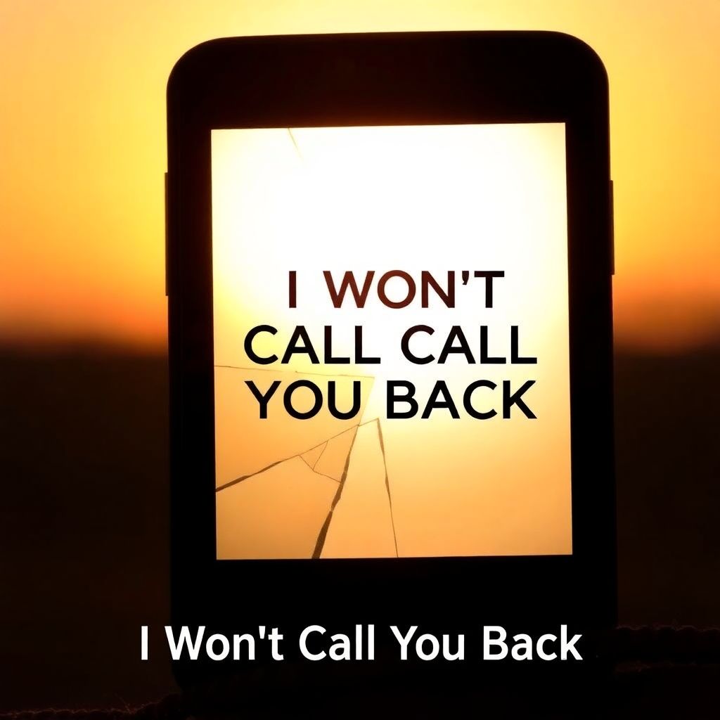 I Won't Call You Back