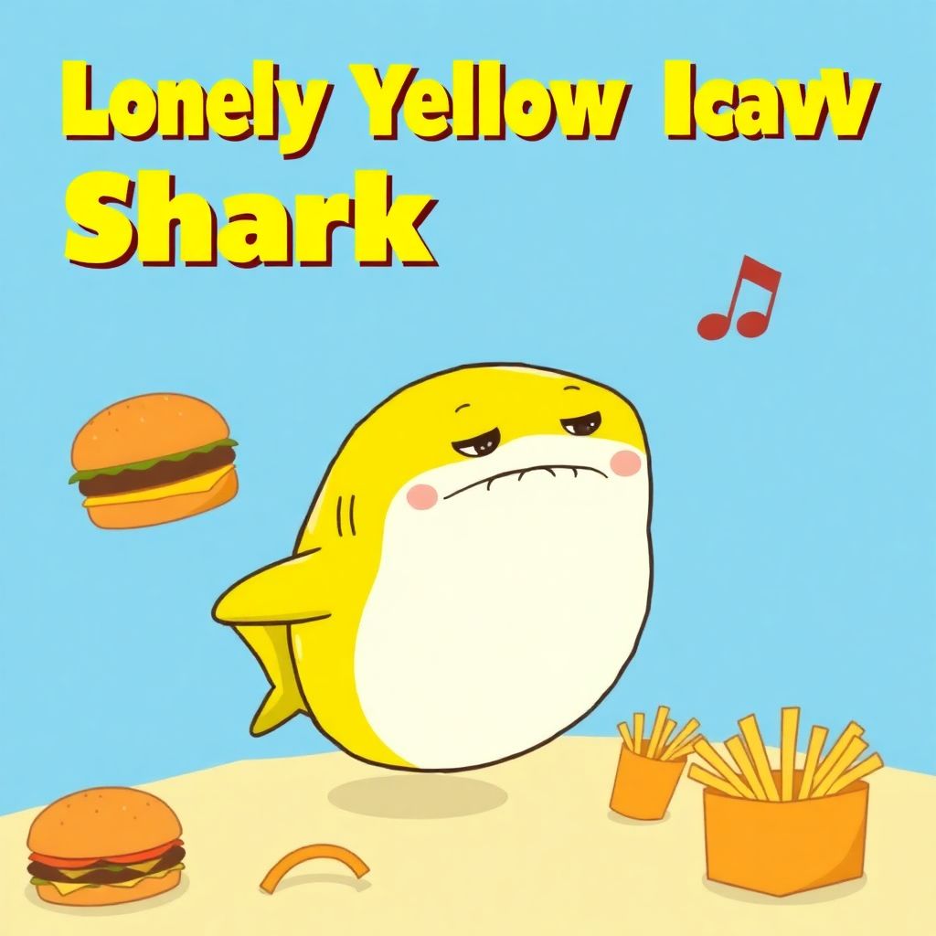 Lonely Yellow Shark