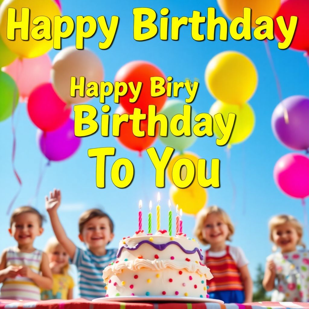 Happy Birthday To You