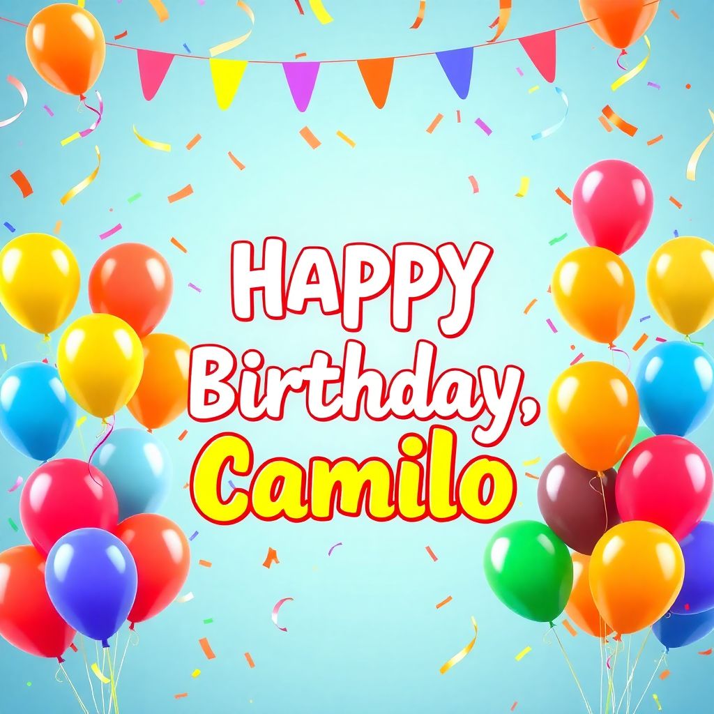Happy Birthday, Camilo