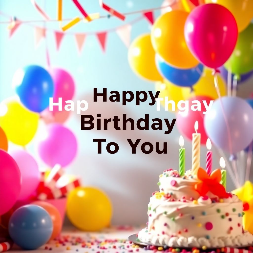 Happy Birthday To You