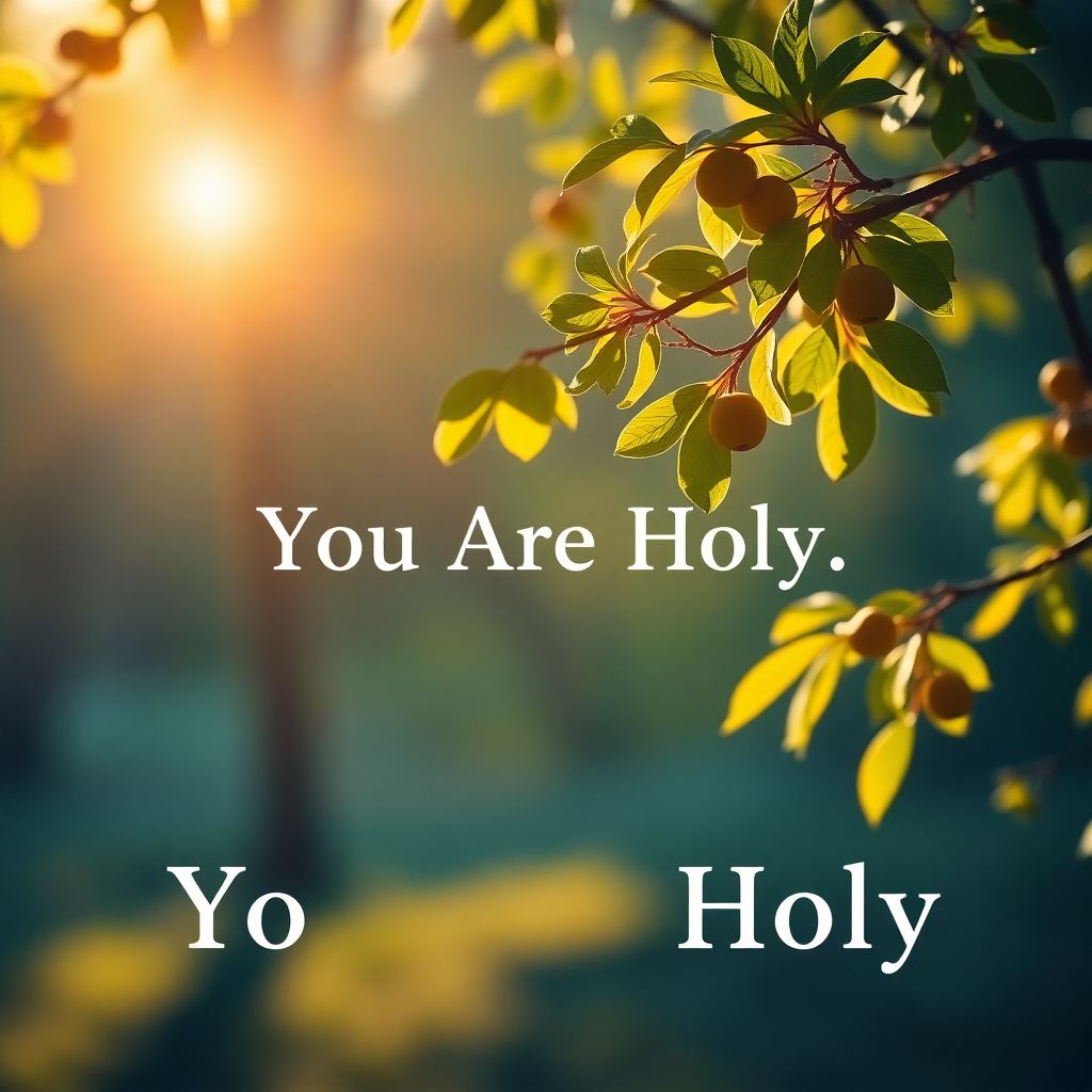 You Are Holy