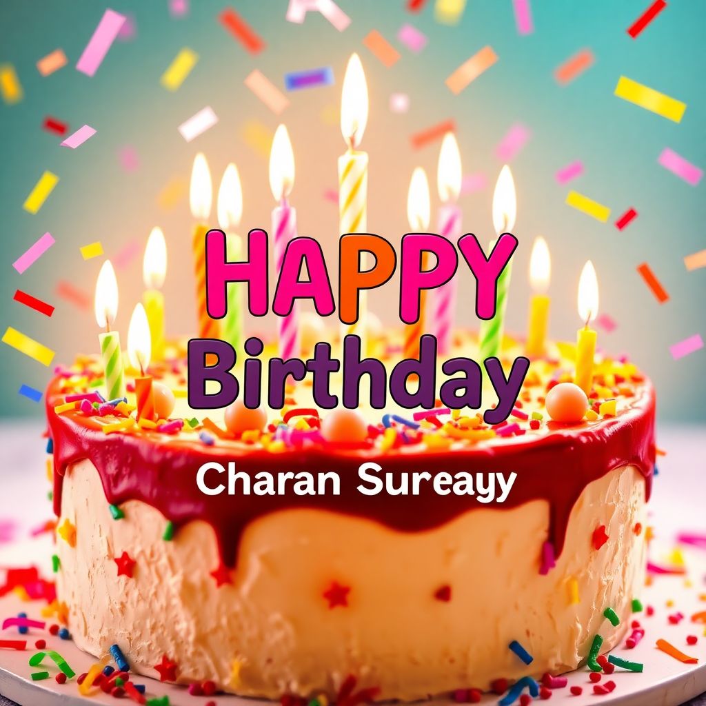Happy Birthday, Charan Suryah