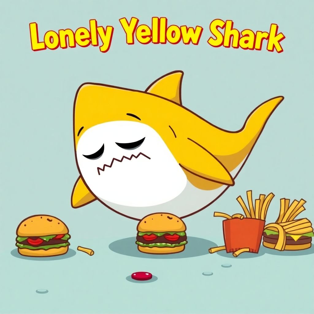 Lonely Yellow Shark