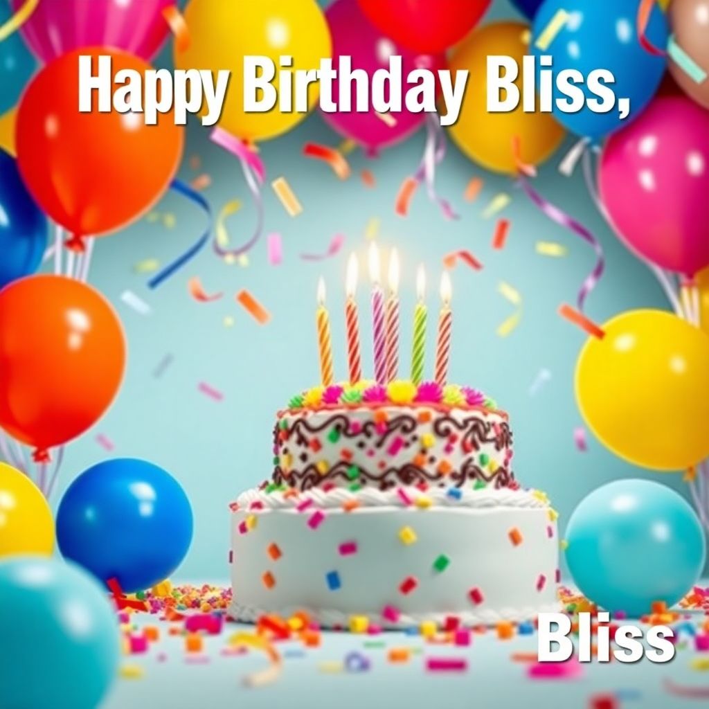 Happy Birthday Bliss