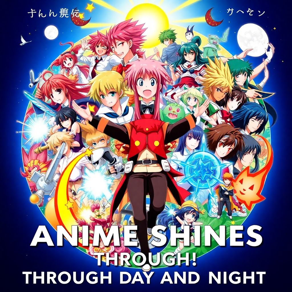 Anime Shines Through Day and Night