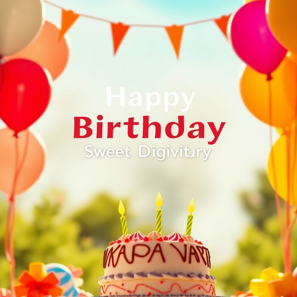Happy Birthday Sweet Digvitha