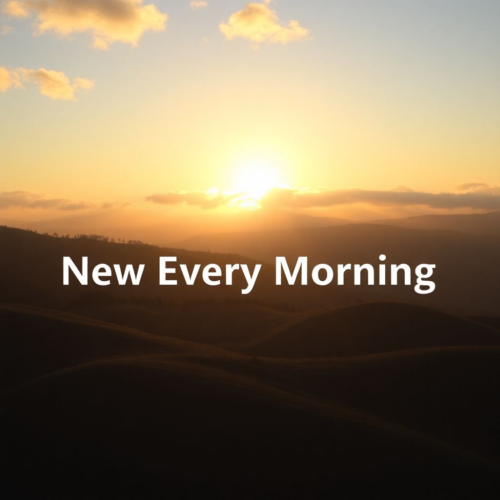 New Every Morning Lamentations 3:22-23