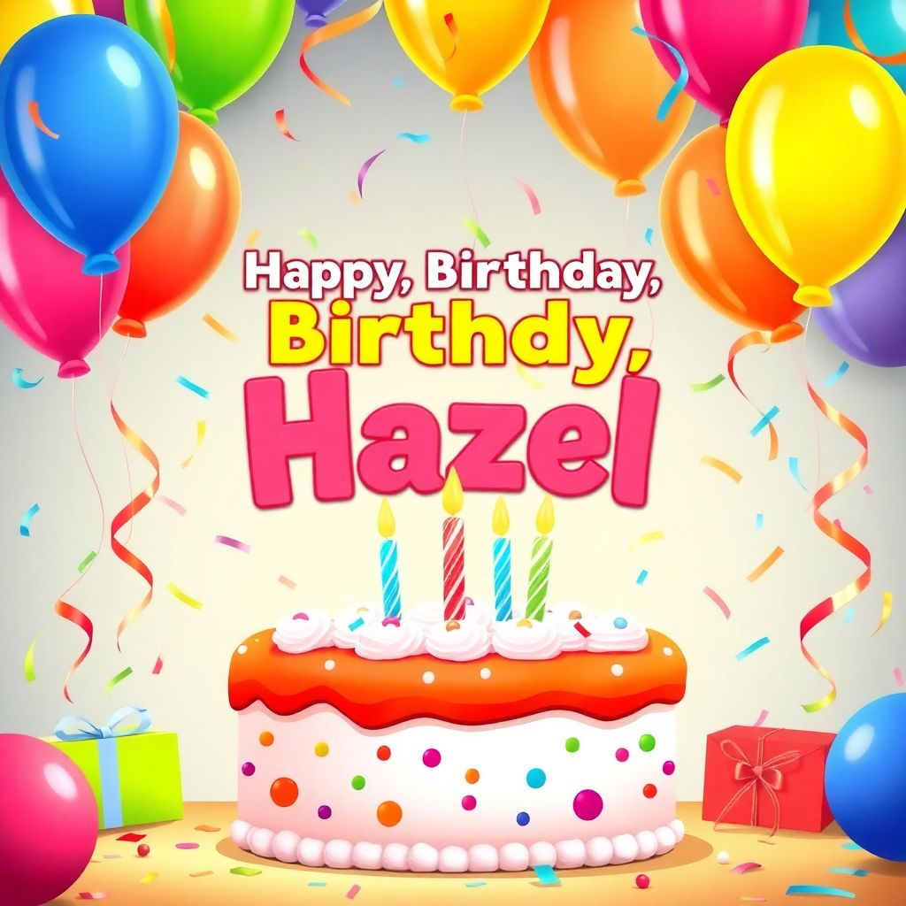 Happy Birthday, Hazel