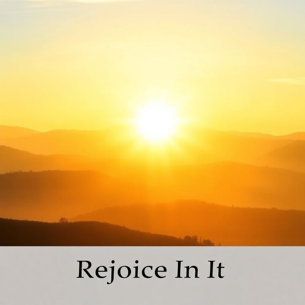 Rejoice In It
